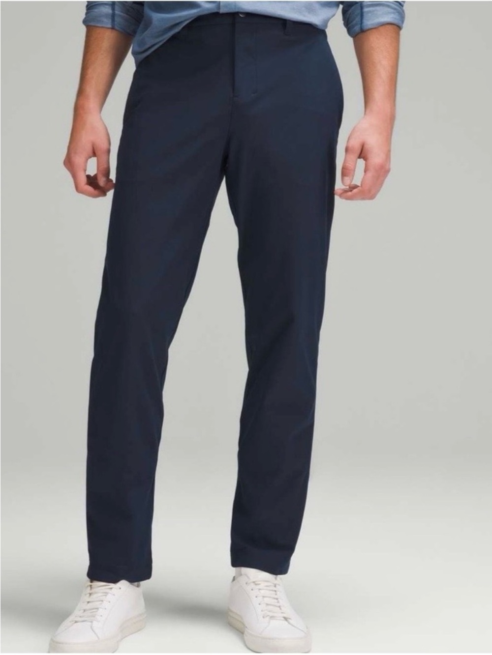 Lululemon ABC Classic-fit Trouser 34” Warpstreme in True Navy